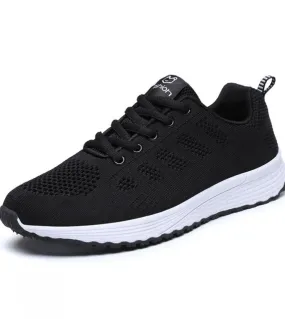 2022 nuove scarpe casual da donna moda Sneakers in mesh traspirante moda piattaforma da donna con lacci Walking Tenis Feminino F