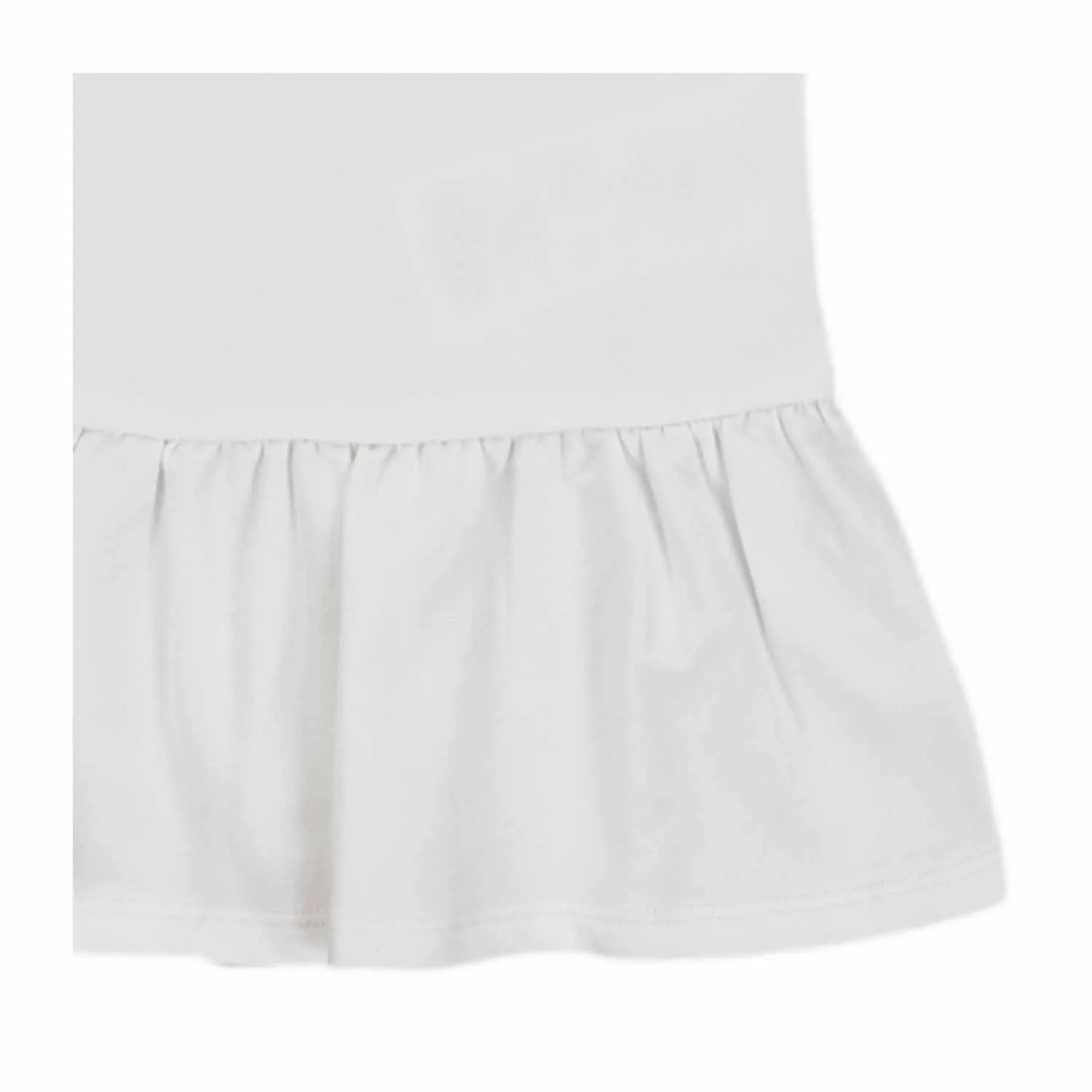 Abito Bianco Cotone Bimba Neonata