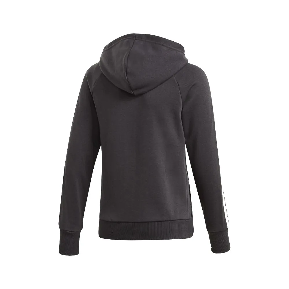 ADIDAS felpa girl triband con cappuccio nero uomo