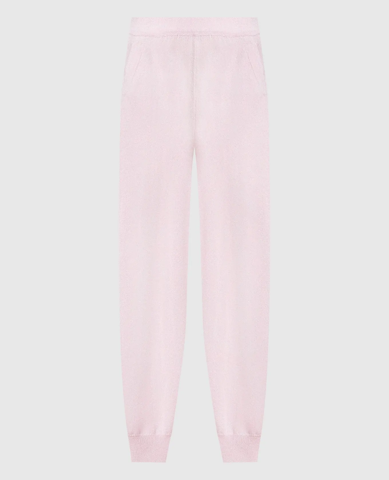 Allude Pantaloni della tuta in cashmere rosa 23511117