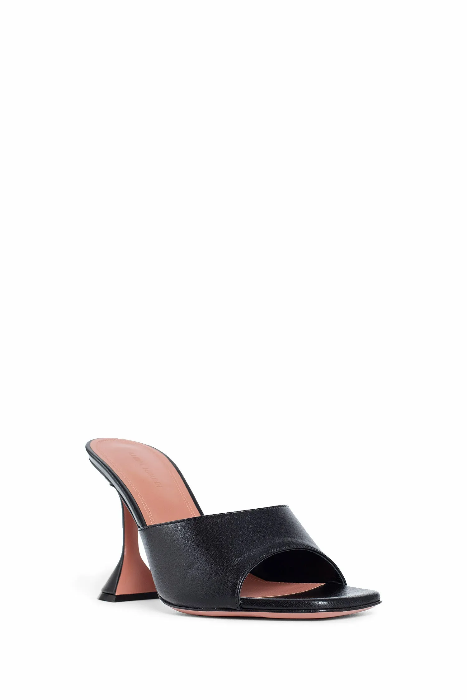 amina muaddi  lupita nappa leather mules 