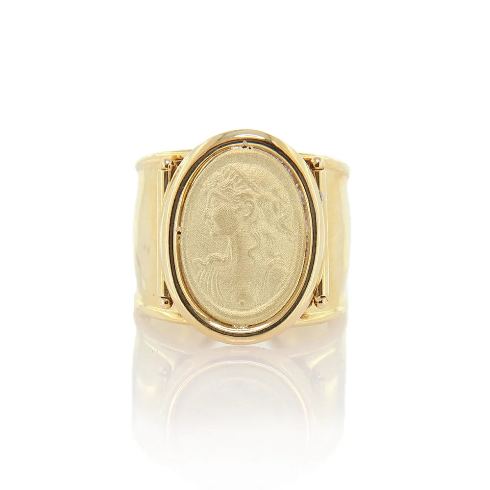 Anello Donna Cammeo in Oro Giallo