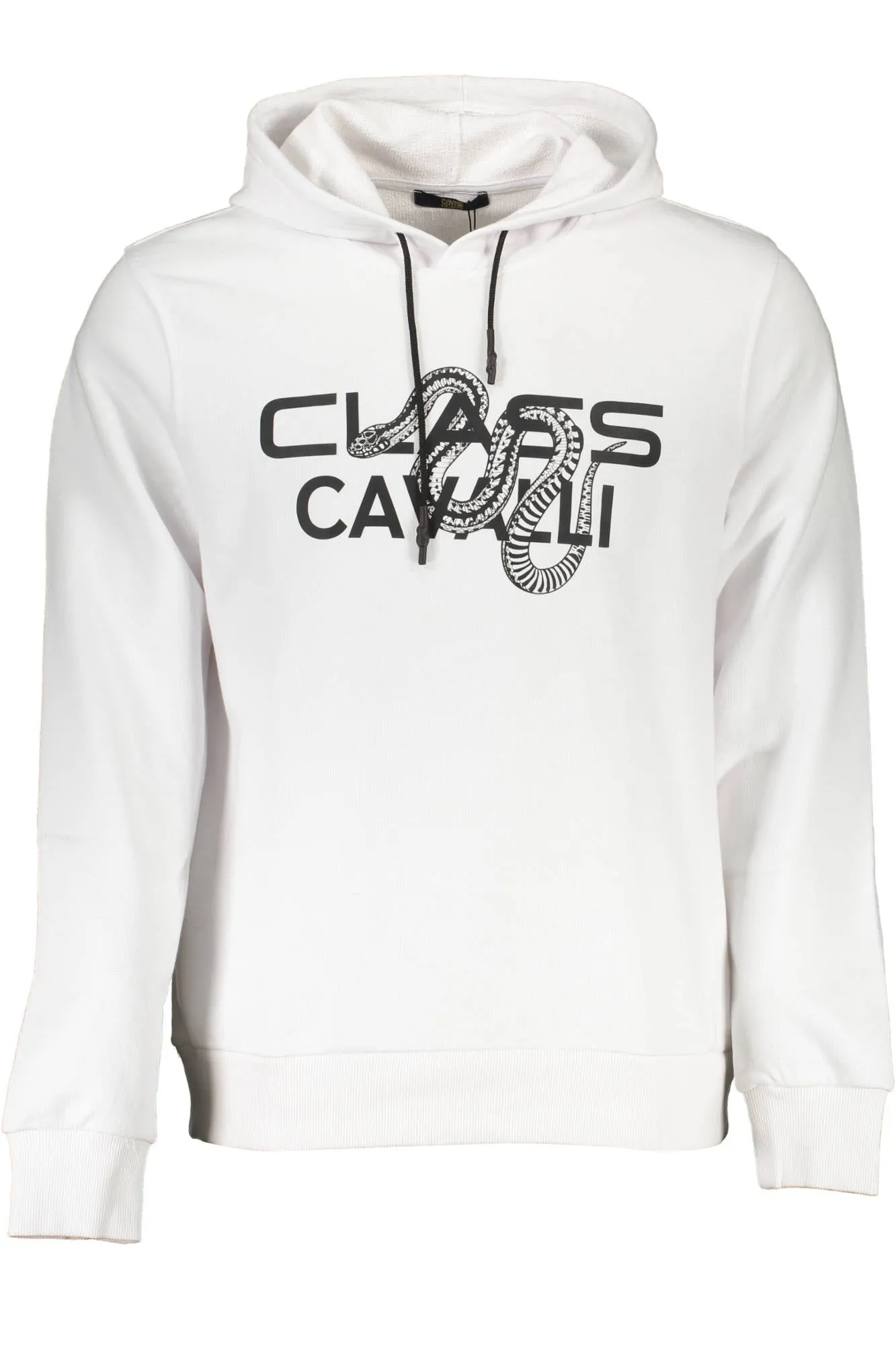 CAVALLI CLASS FELPA SENZA ZIP UOMO BIANCO