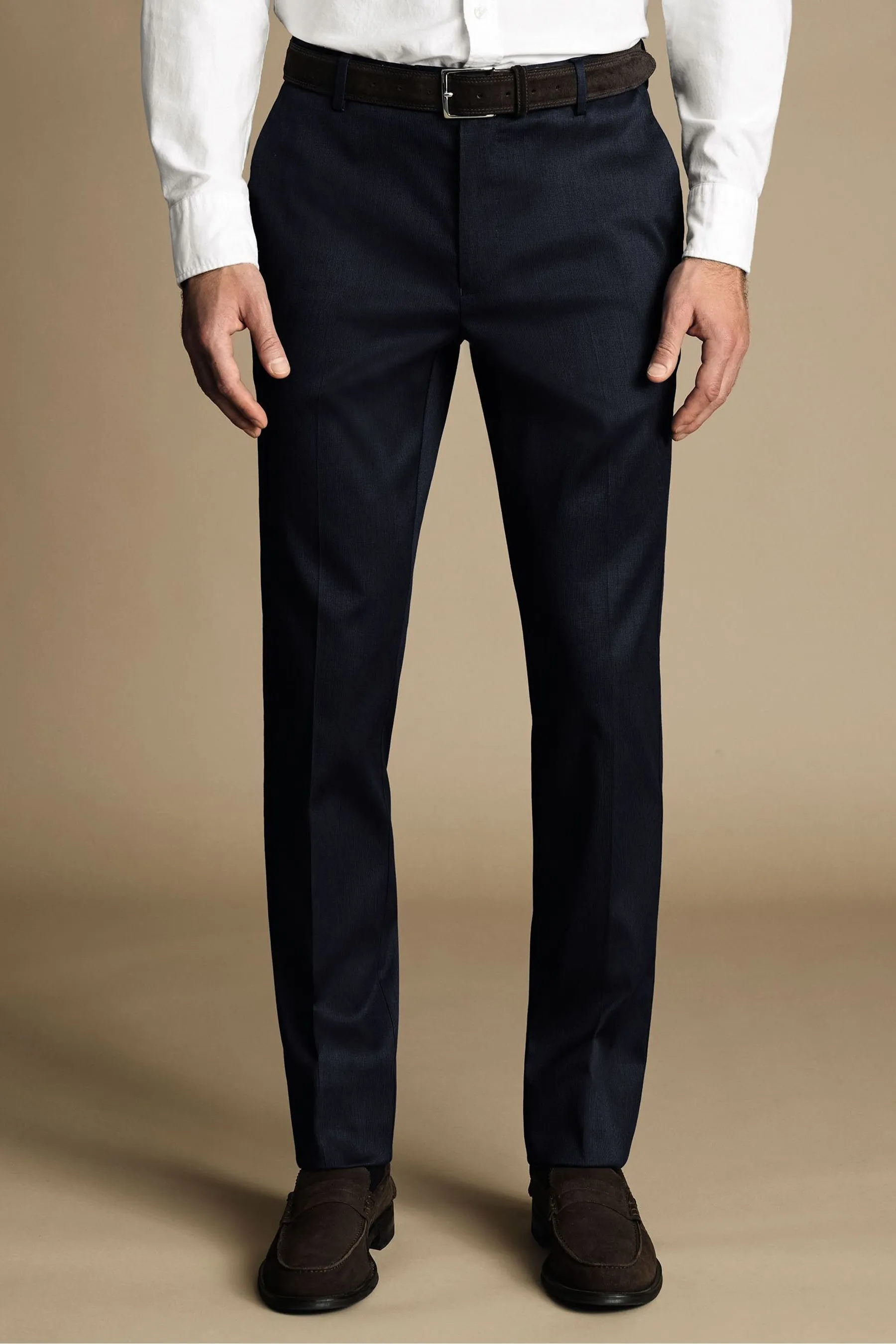 Charles Tyrwhitt Classic - Pantaloni elegante testurizzata