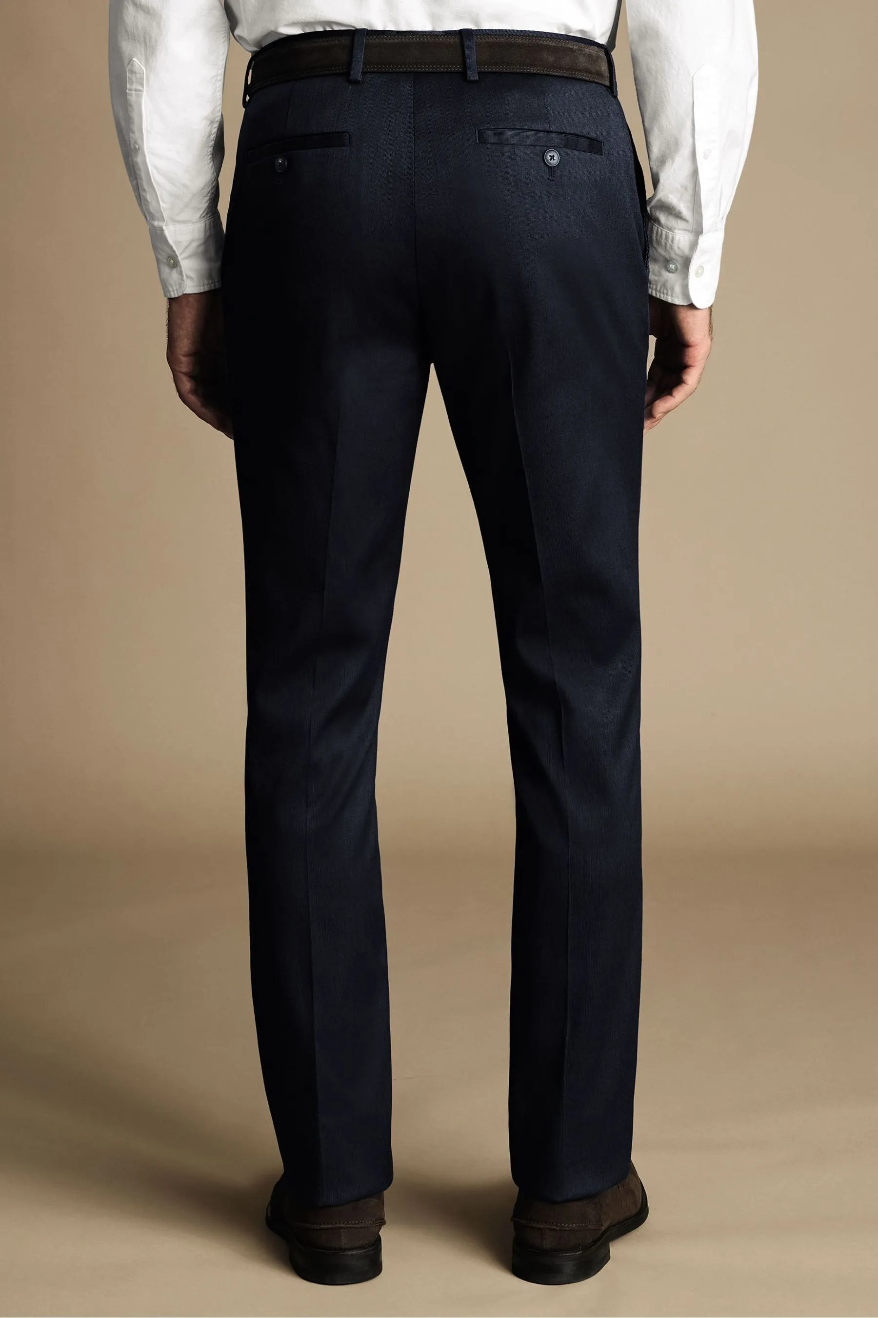 Charles Tyrwhitt Classic - Pantaloni elegante testurizzata