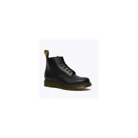 DR. MARTENS - Stivaletti con Lacci 101 SMOOTH - Nero