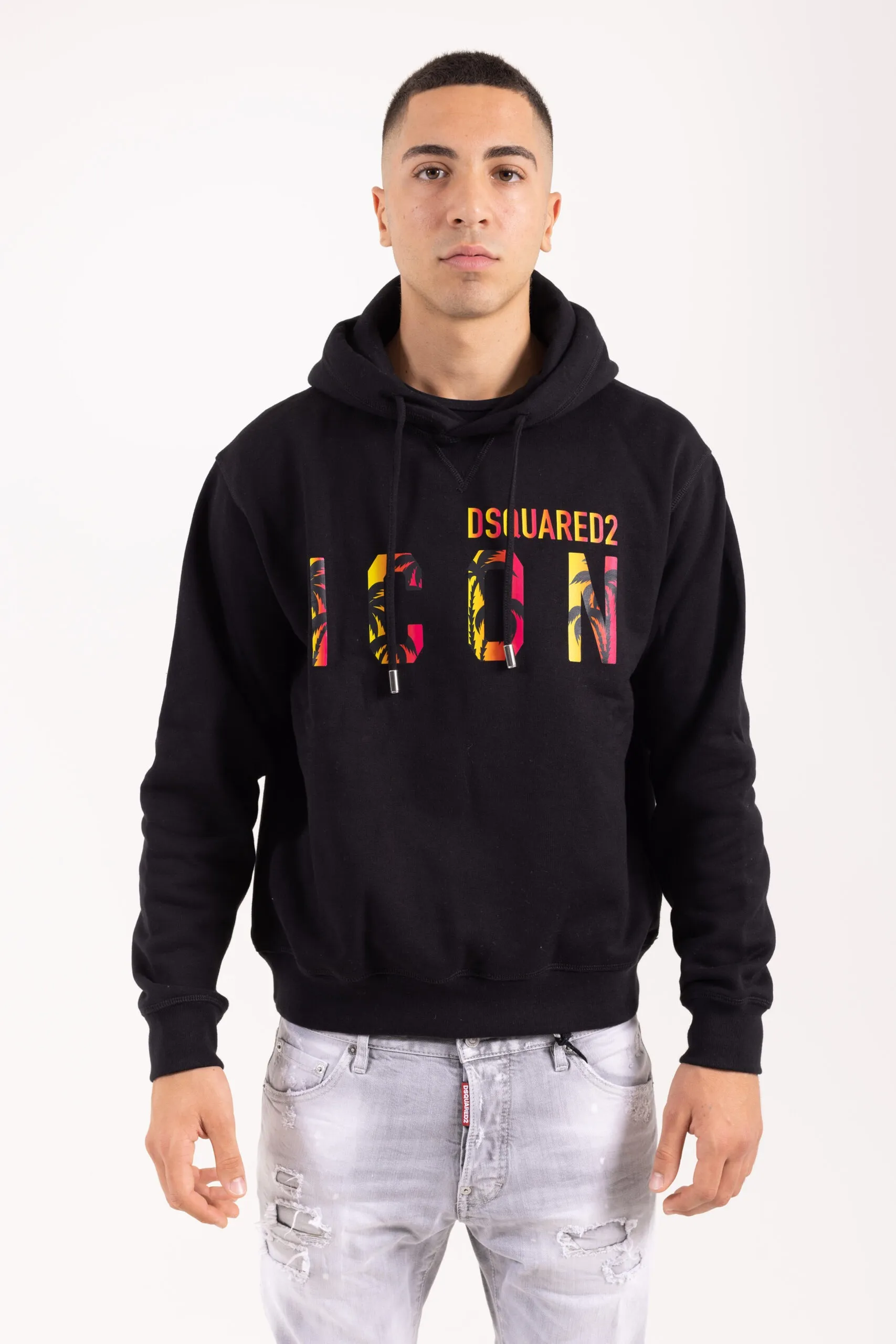 Dsquared2 Felpa Con Logo ICON Tropical