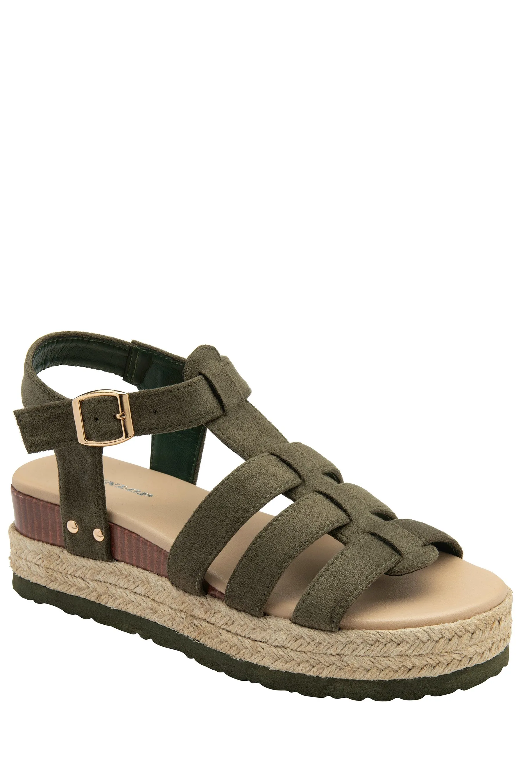 Dunlop Ladies - Sandali stile espadrillas flatform