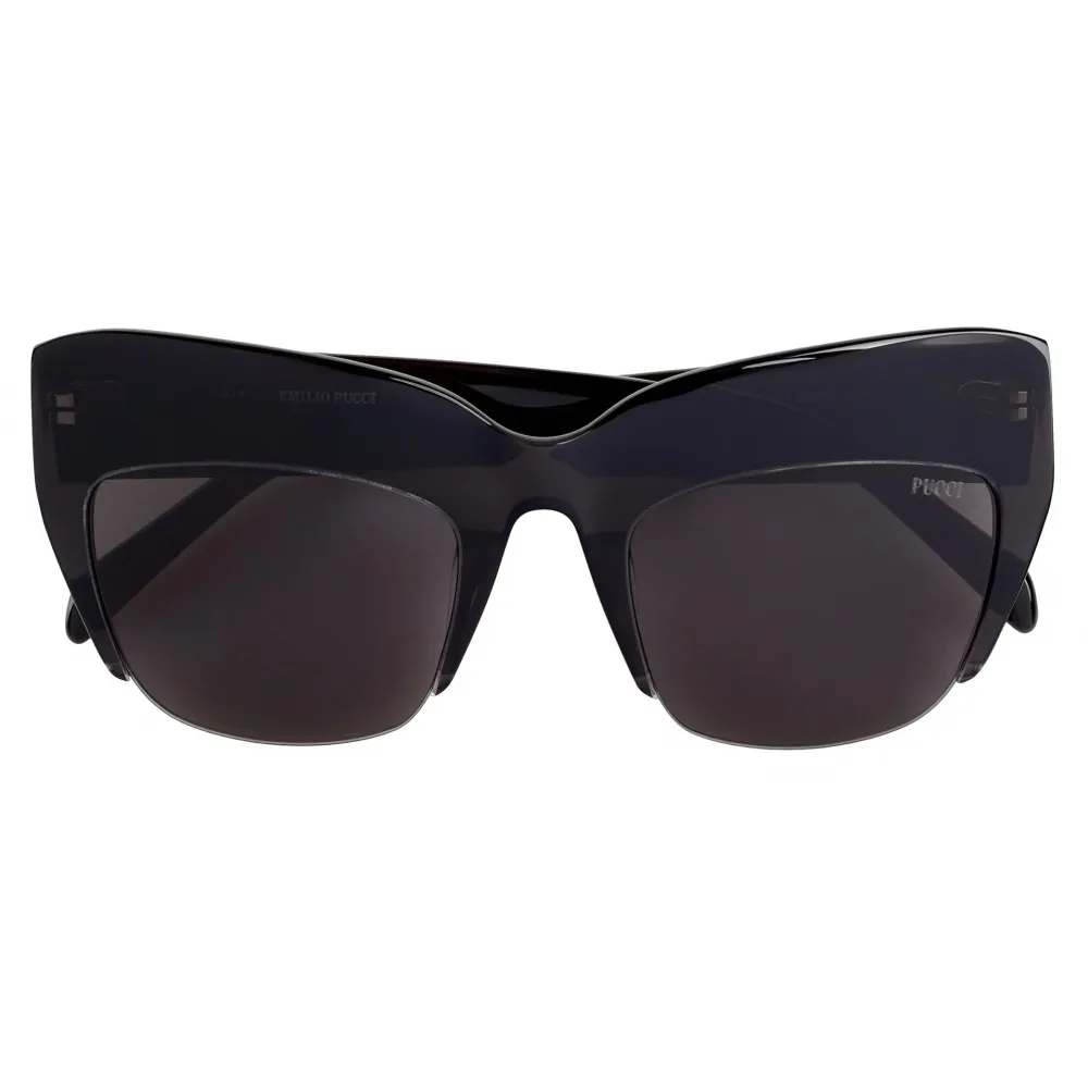 Emilio Pucci - Occhiali da Sole Oversize - Nero - Occhiali da Sole - Emilio Pucci Eyewear