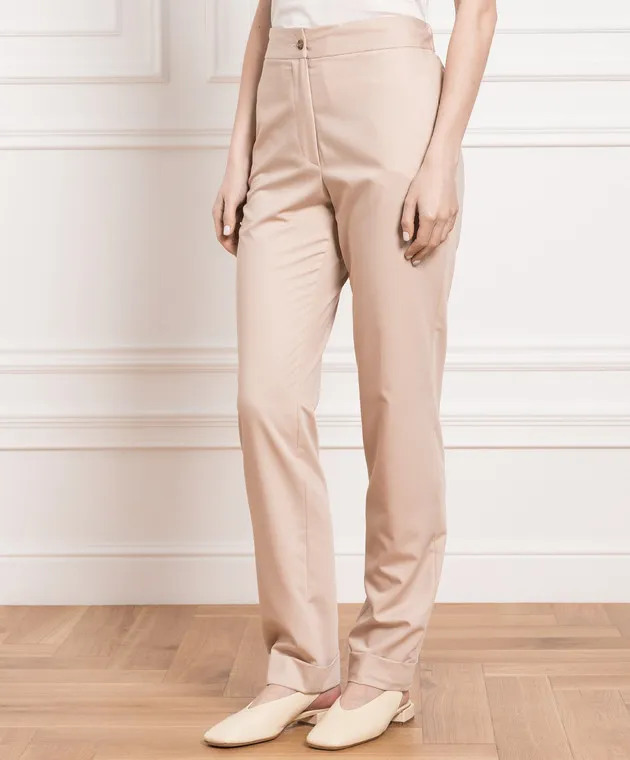 Enrico Mandelli Pantaloni beige RESORT4954