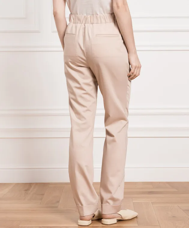 Enrico Mandelli Pantaloni beige RESORT4954