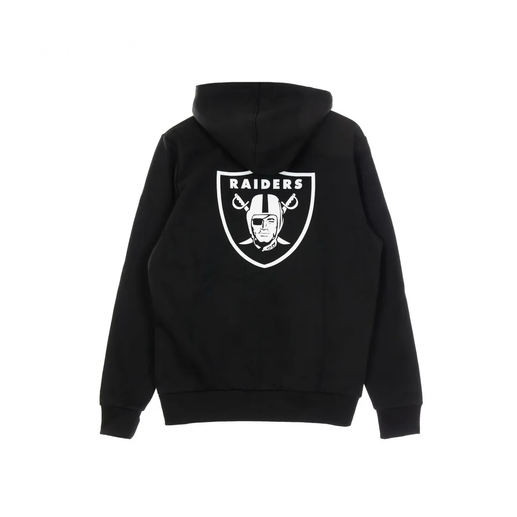 FELPA CAPPUCCIO NFL BACK LOGO PO HOODIE LASRAI BLACK/WHITE