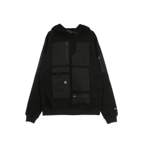 FELPA CAPPUCCIO SPECIAL POCKET HOODIE BLACK