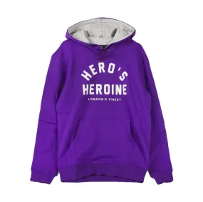 Felpa Cappuccio Uomo Arc Logo Purple