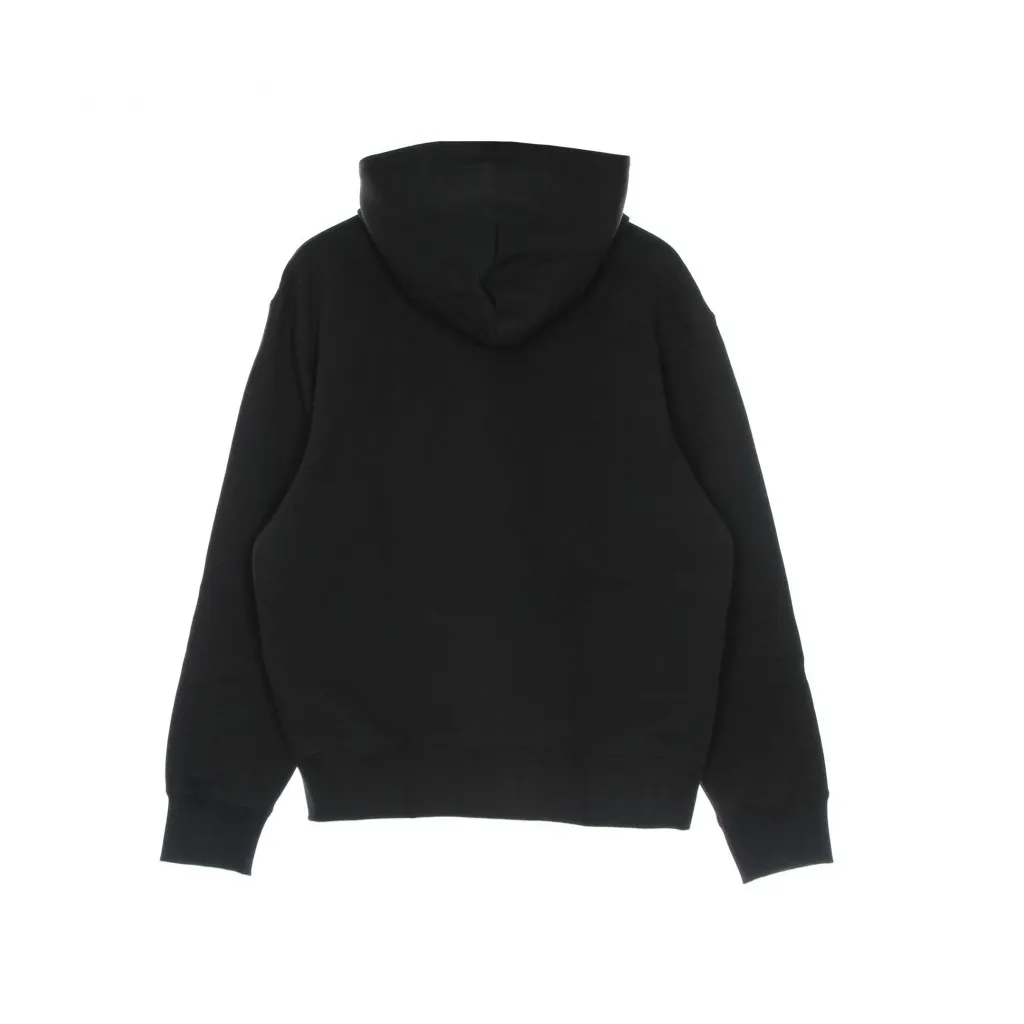 felpa cappuccio uomo hoodie adicolor trefoil BLACK