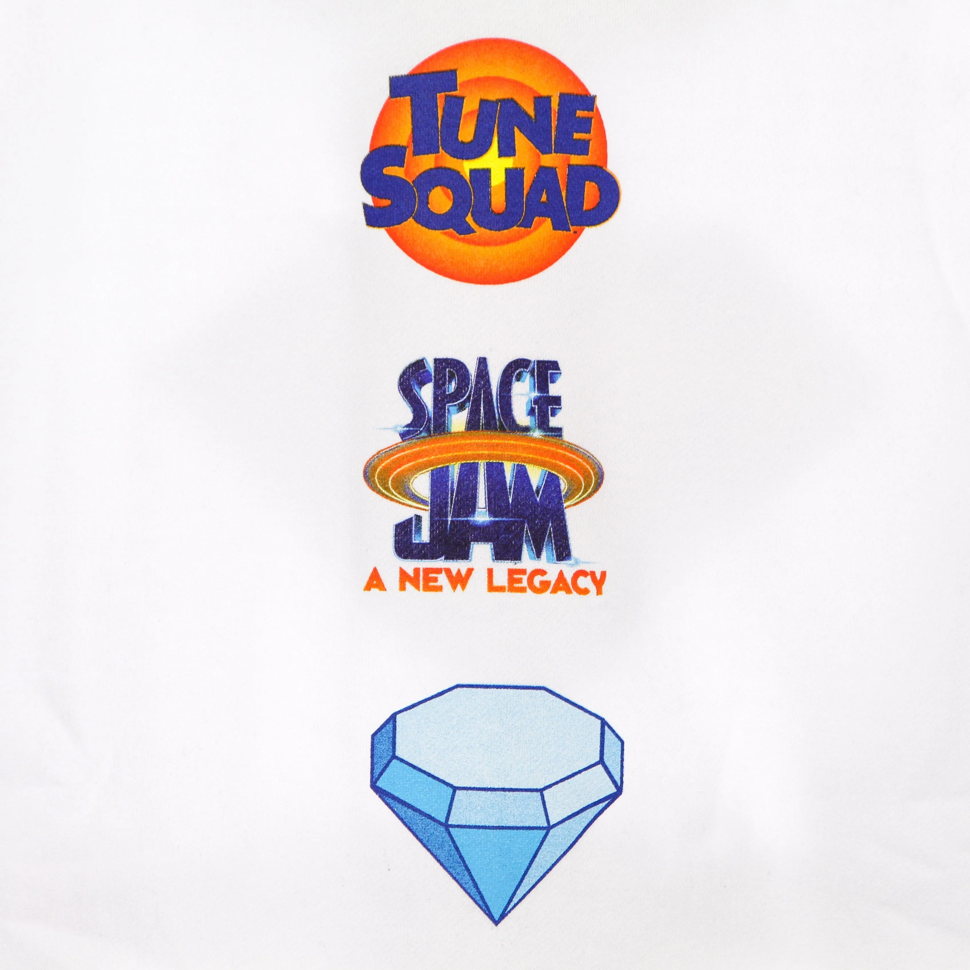 Felpa Cappuccio Uomo Hook Shot Hoodie X Space Jam 2 White