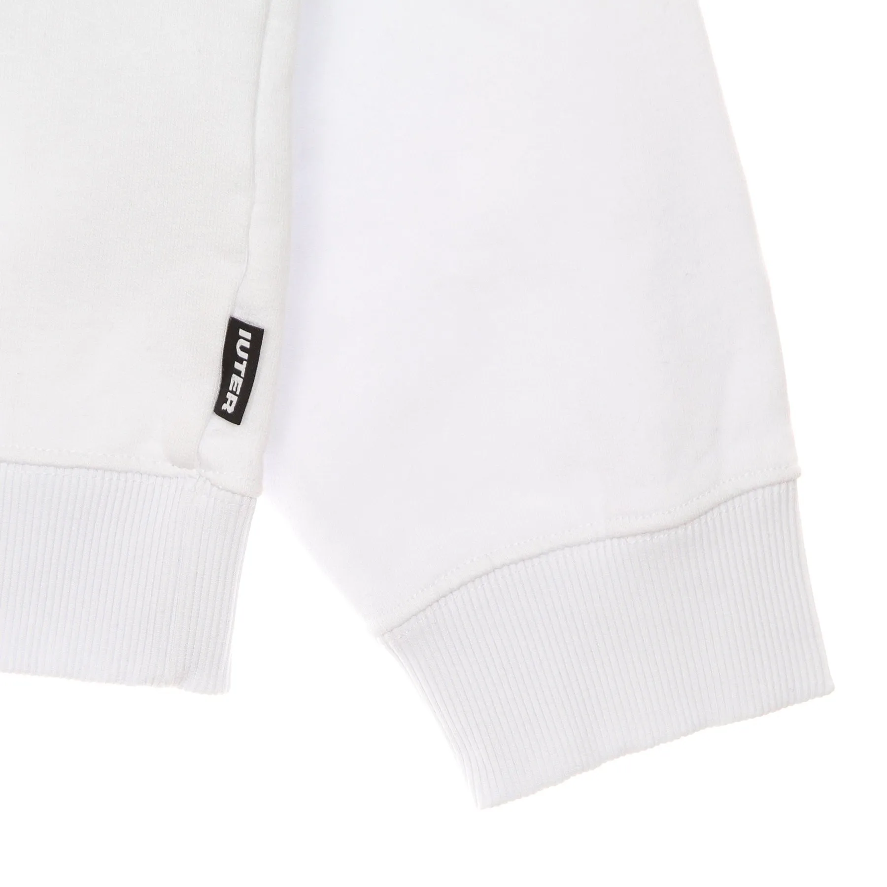 Felpa Cappuccio Uomo Info Hoodie White
