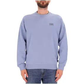 Felpa Chain Crewneck azzurra 