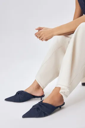 Forever Comfort Point Toe Knot Mules