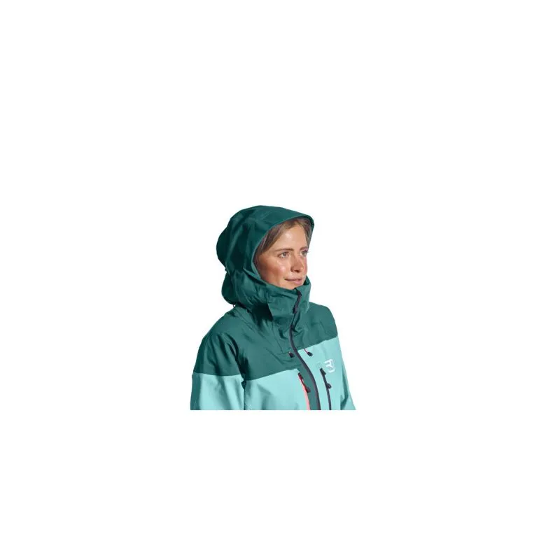 Giacca da freeride Ortovox 3l Guardian Shell Jacket (Pacific Green) donna