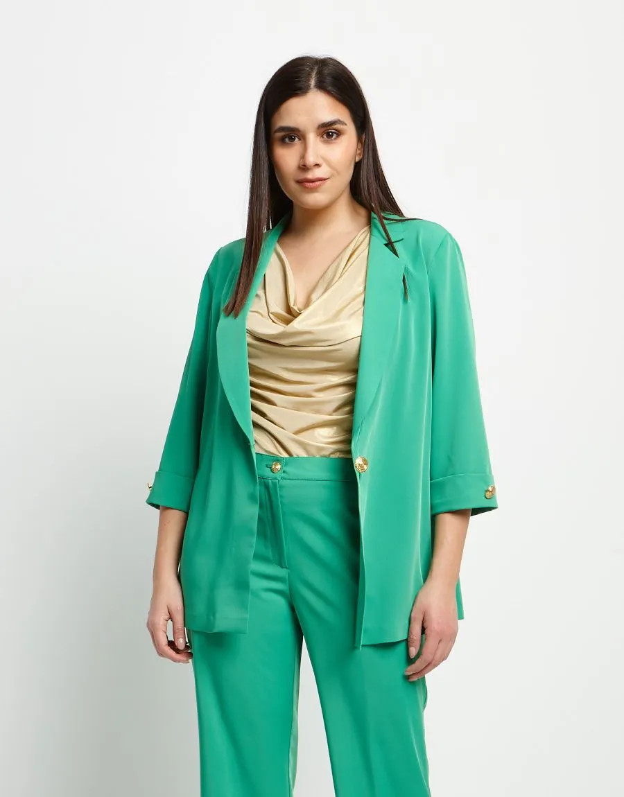 Giacca fluida con revers