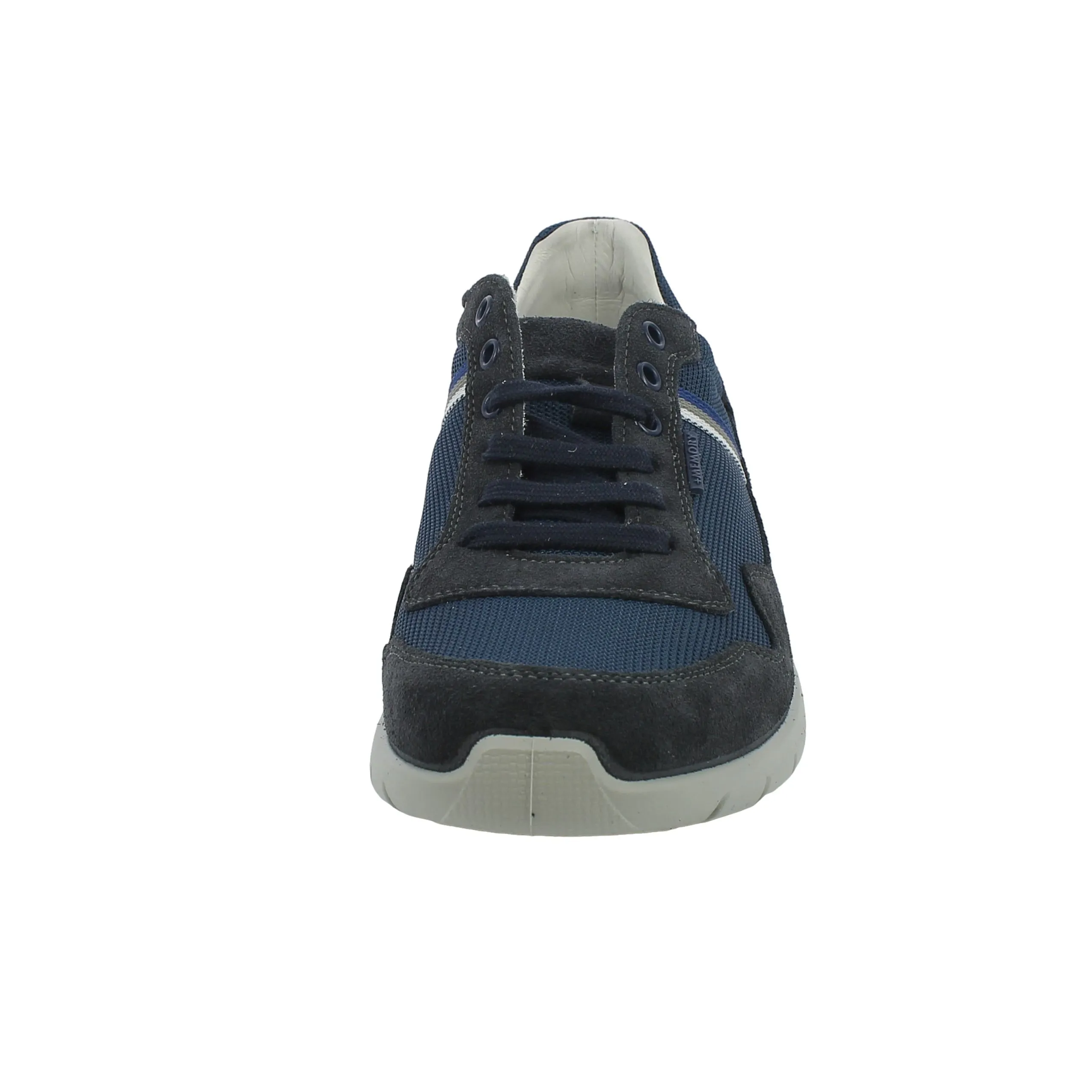 Grisport  Sneaker in camoscio e tela blu con memory foam 