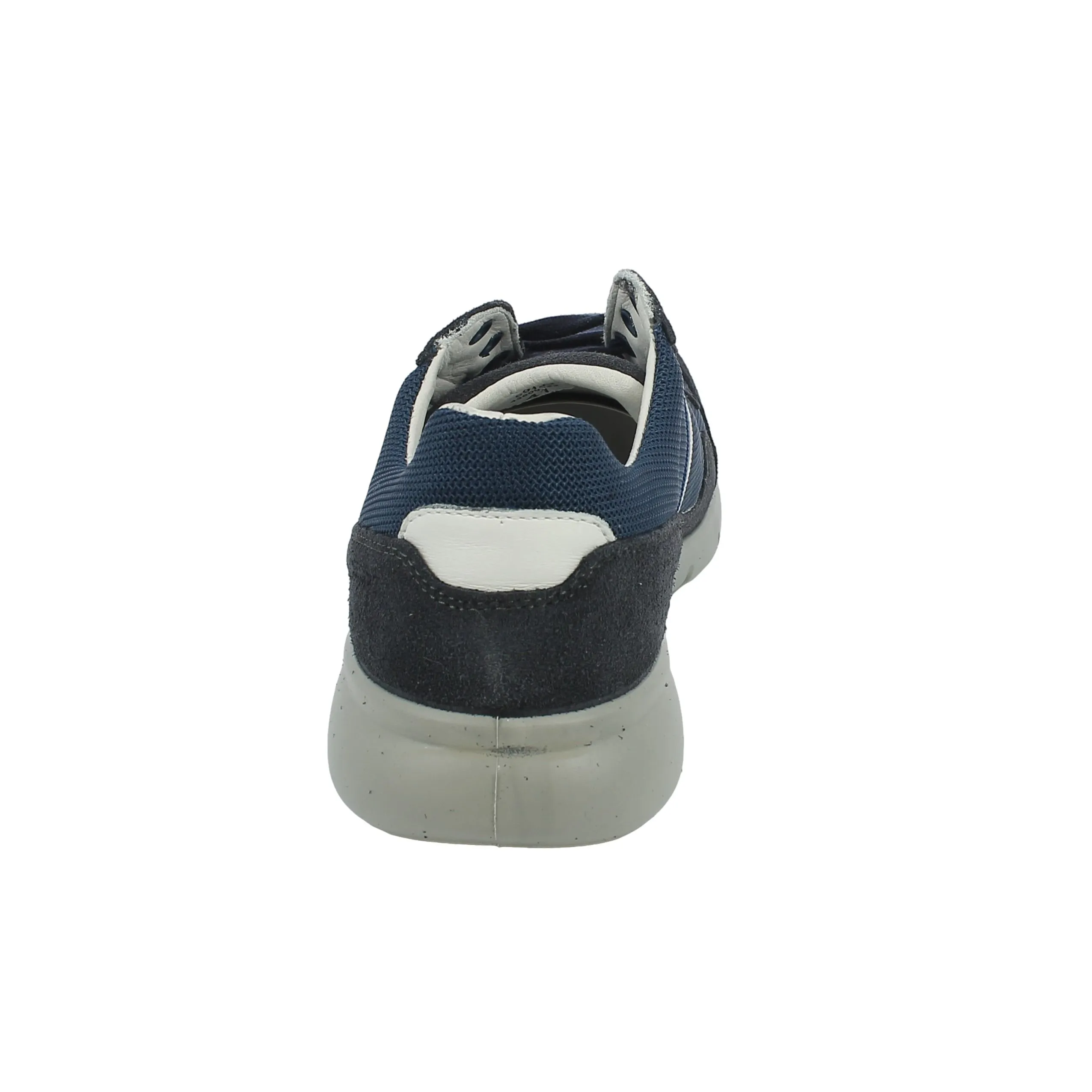 Grisport  Sneaker in camoscio e tela blu con memory foam 