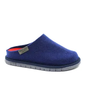 GRUNLAND FIMO CI3026 royal rosso blu ciabatte pantofole bambino feltro