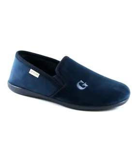 GRUNLAND GAFO PA0675 blu ciabatte pantofole uomo elastico panno suola in gomma