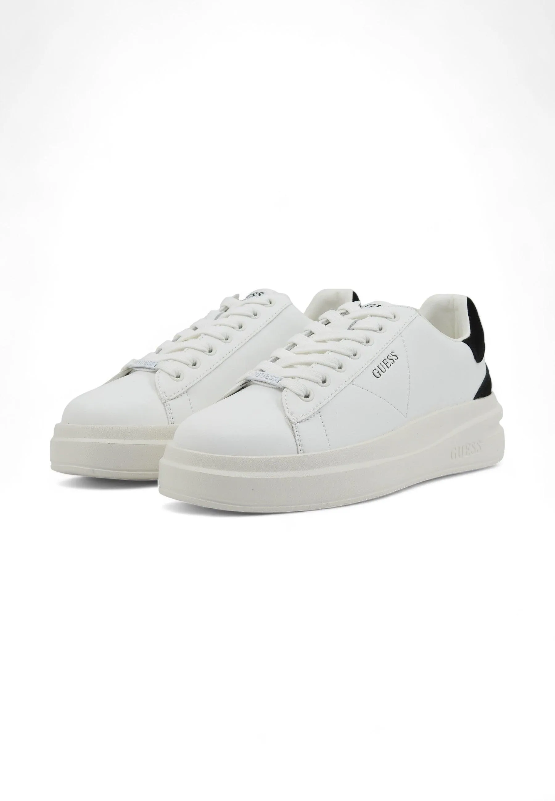 GUESS Sneaker Donna White Black FLJELBLEA12