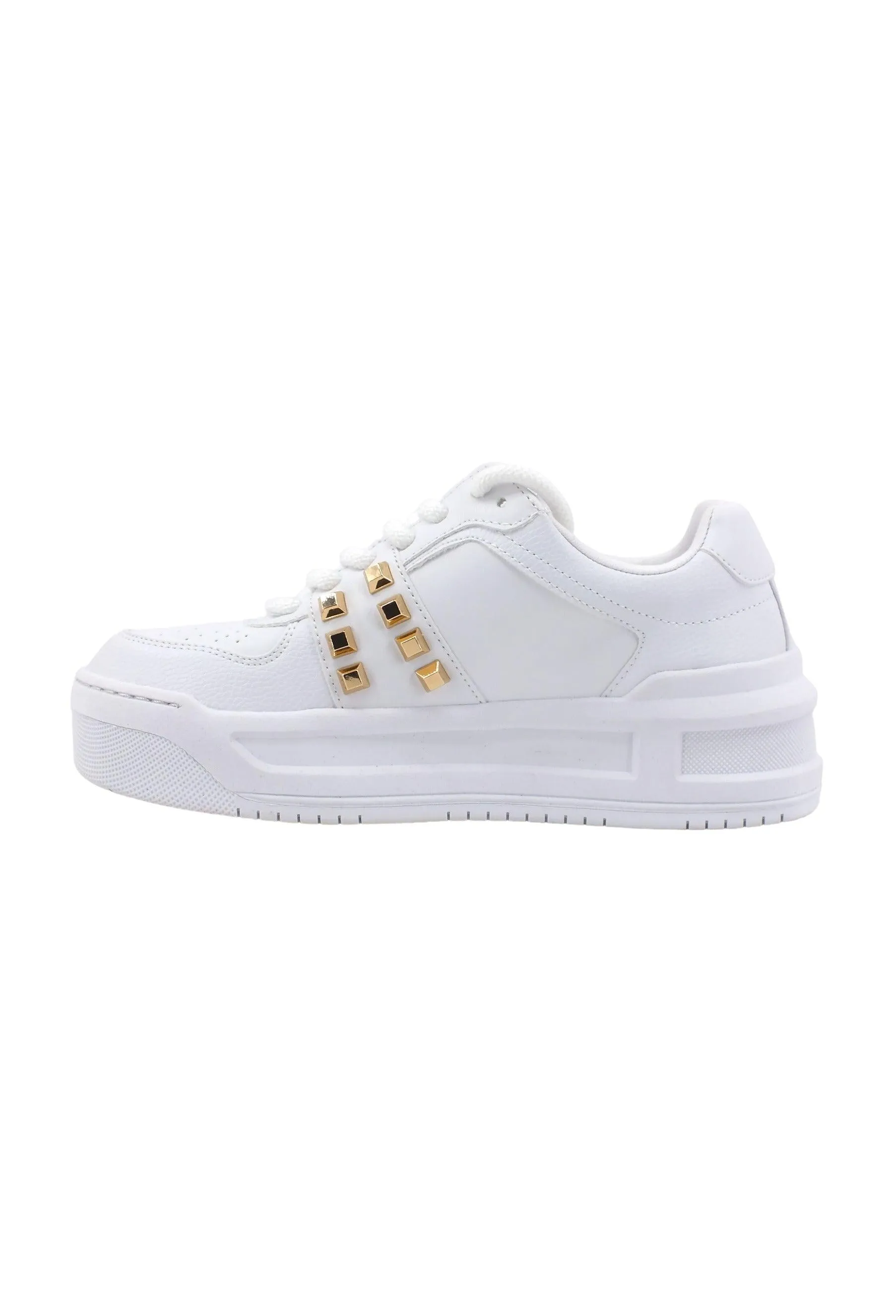 GUESS Sneaker Ox Platform Donna White FL8MMSELE12