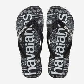 Havaianas Uomo Infradito Top Logomania Nero 4148449 0090