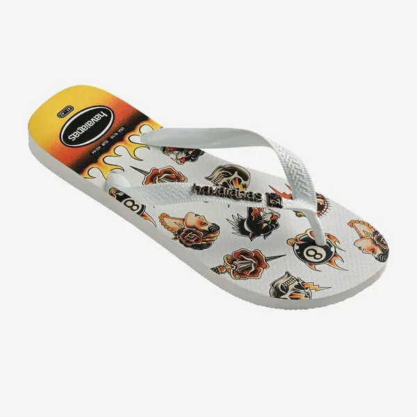 Havaianas Uomo Infradito Top Tribo Bianco 4144505 0198