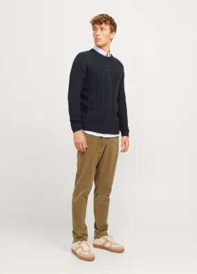 JACK & JONES  Pantaloni chino carrot fit uomo