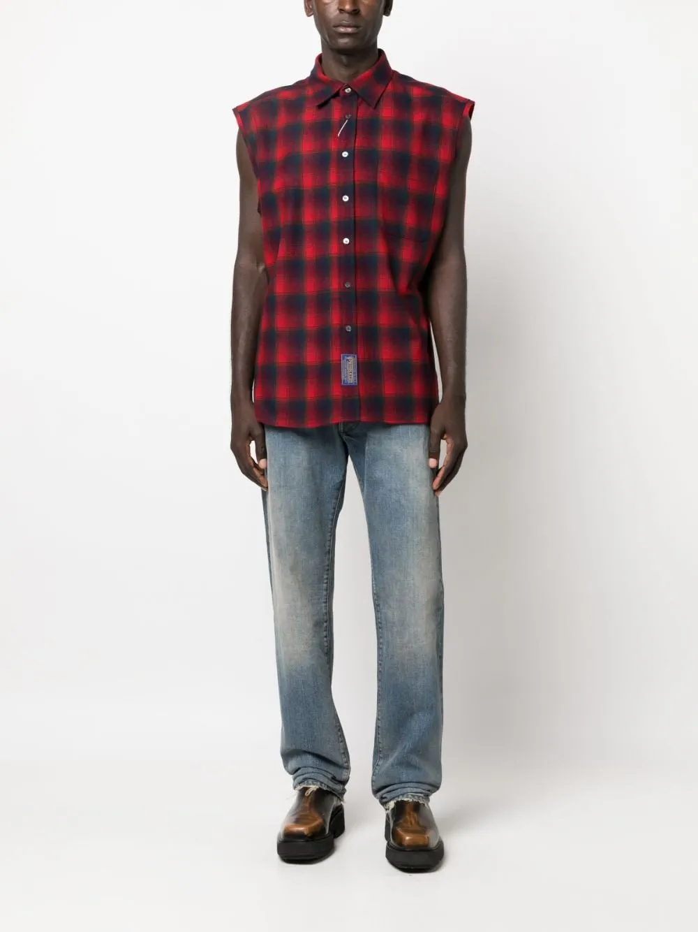 jeans dritti a vita bassa