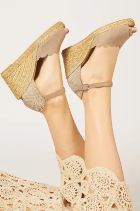 Jones Bootmaker - Alejandra - Sandali stile espadrillas con zeppa    