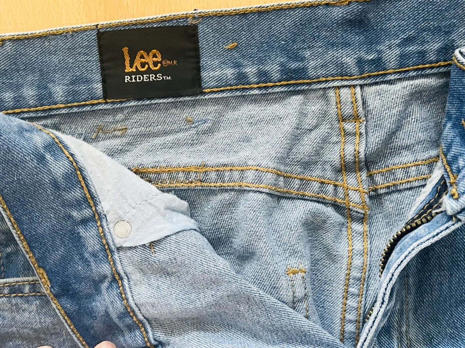LEE Jeans Uomo Blu Navy 34” Vita Zip Fly Nuovo (32 Gambe) AFFARE-