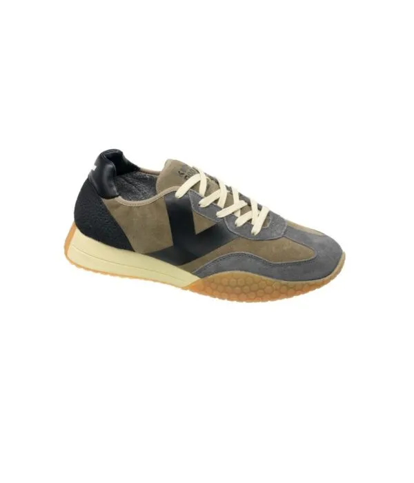Low Sneaker with Logo / Green
