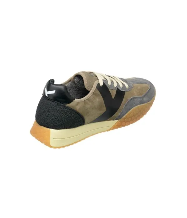 Low Sneaker with Logo / Green