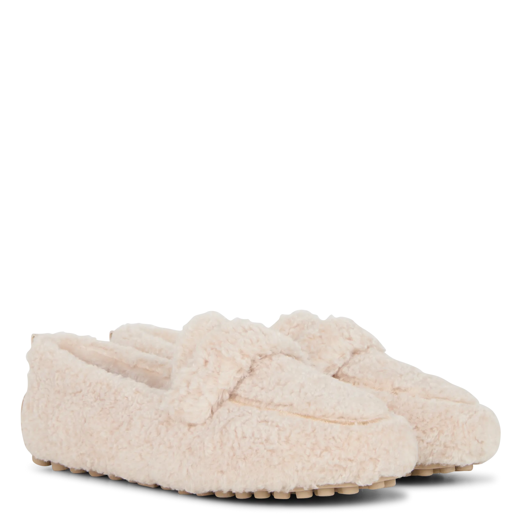  MAISON 123   RALPH - Pantofole in sherpa | Bianco