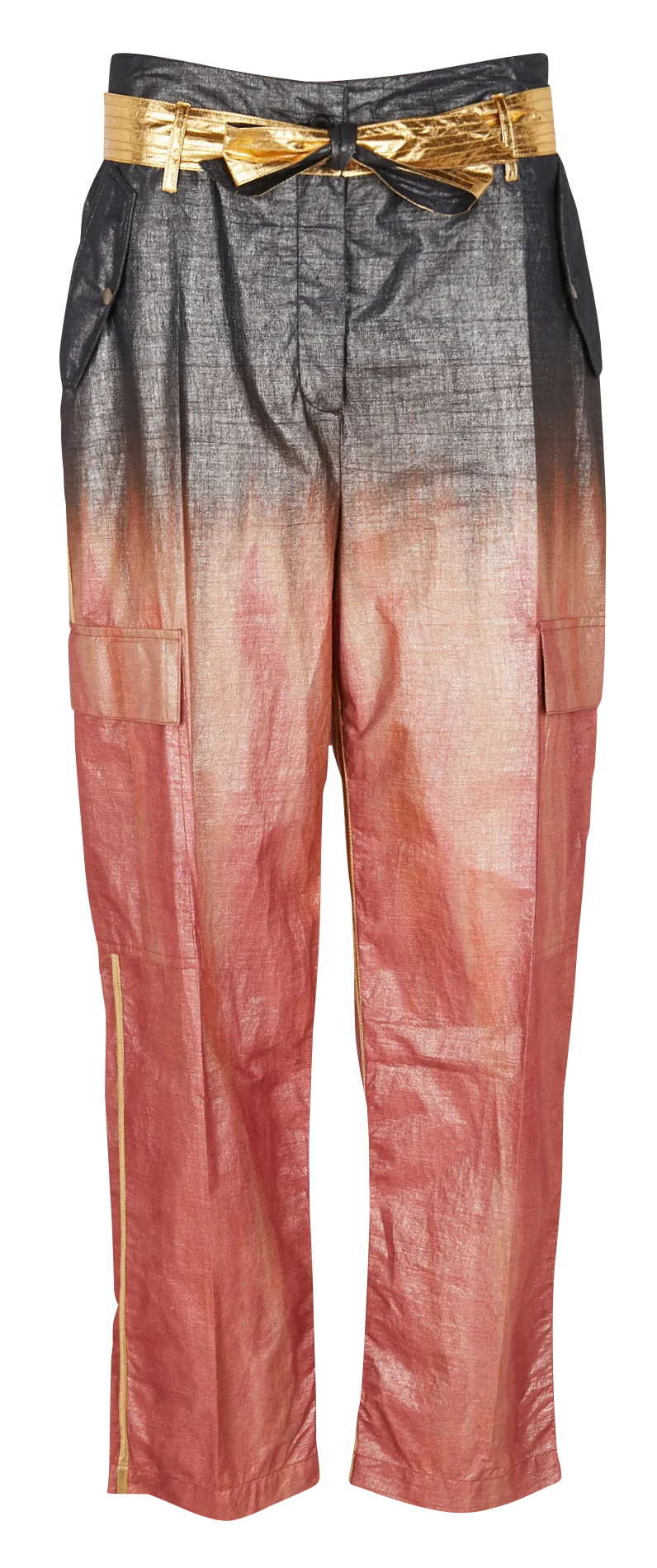  MES DEMOISELLES   SURI - Pantaloni wide stile cargo in cotone | Multicolore