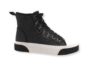 MICHAEL KORS Gertie Hi Top Semi Lux Sneaker Donna Black 43R2GTFE6B