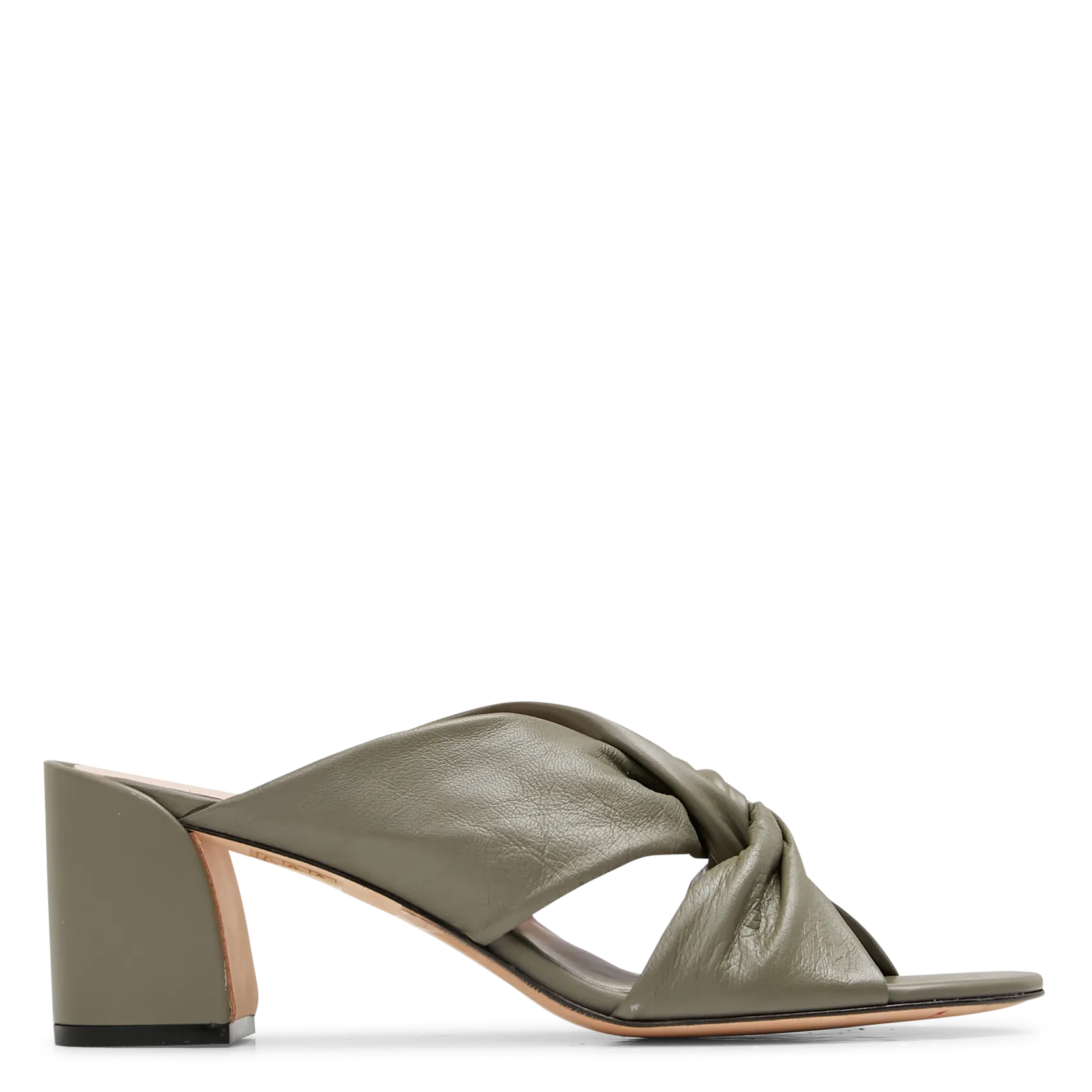  MI/MAI   DARIA - Mules in pelle con tacco | Verde