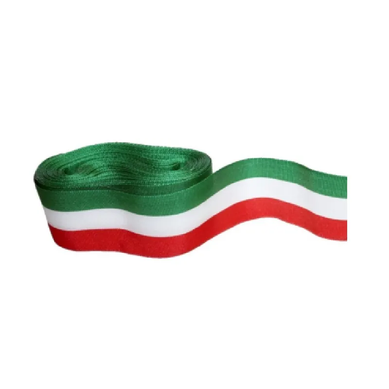 Nastro tricolore cm 7 bandiera italiana/metro