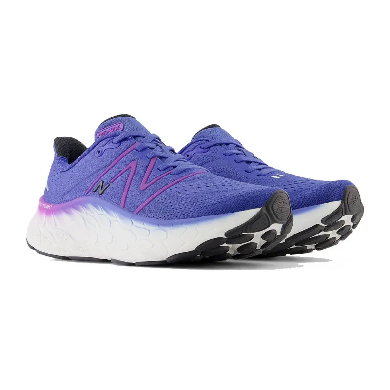 New Balance Fresh Foam More V4 Blu Rosa - Scarpe Running Donna