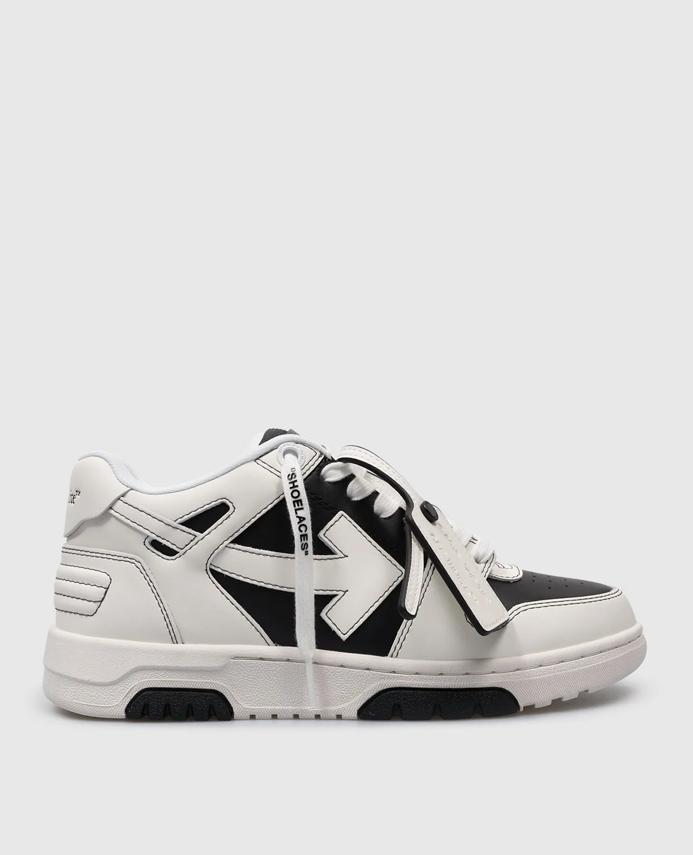 Off-White Sneaker OUT OF OFFICE in pelle con logo OWIA259C99LEA014