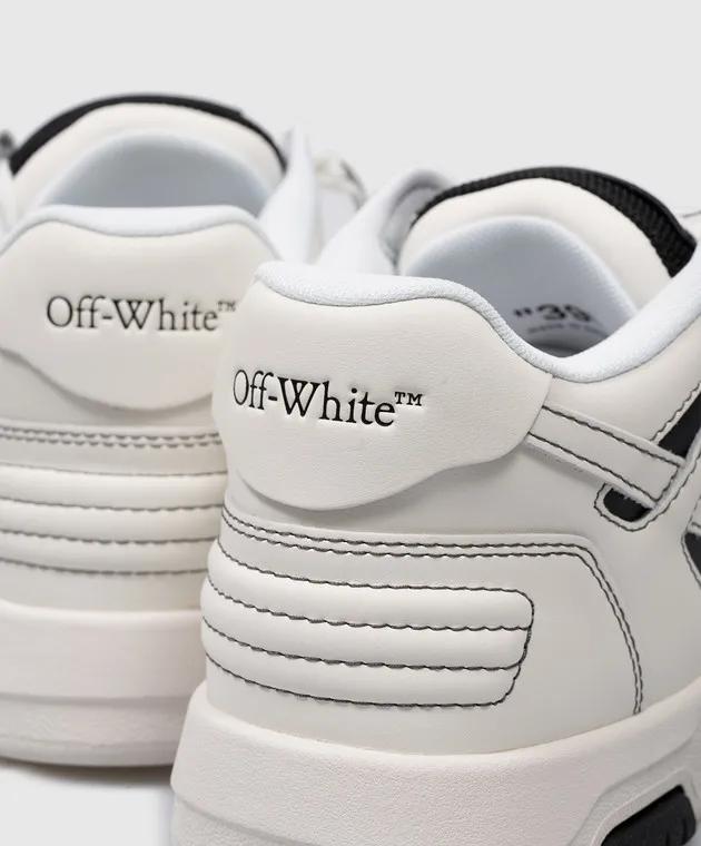 Off-White Sneaker OUT OF OFFICE in pelle con logo OWIA259C99LEA014