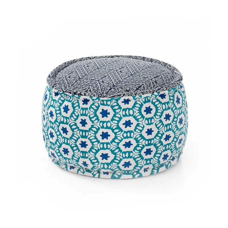 OresteLuchetta Pouf rotondo DOUBLE SEA, multicolore