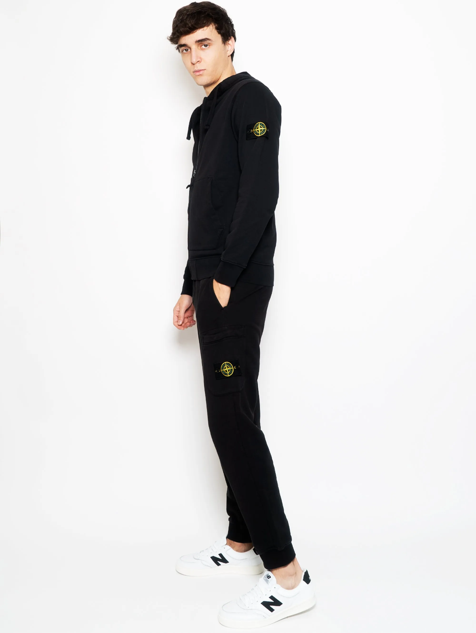 Pantaloni in Felpa Nero