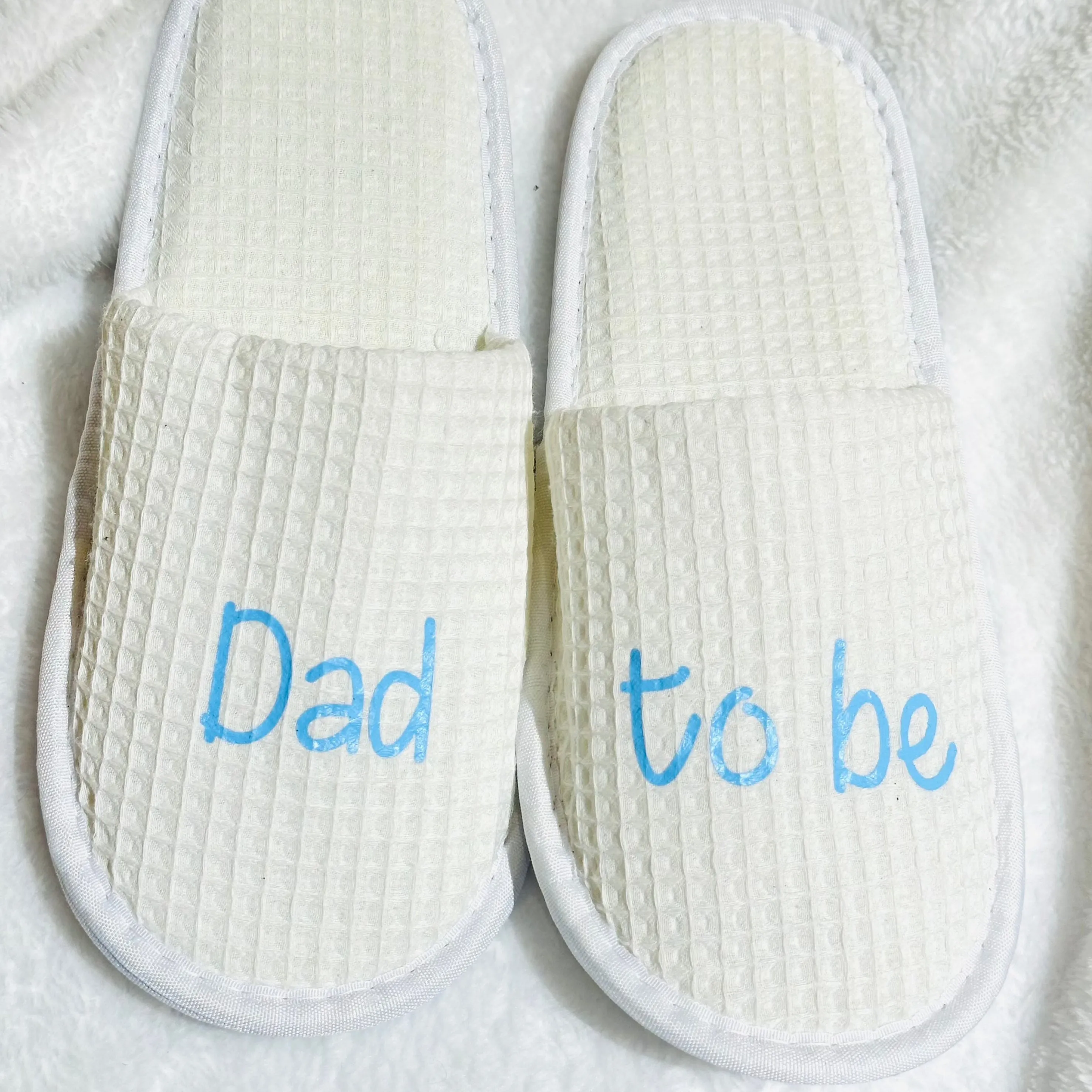 Pantofole/Ciabatte Dad To Be regalo futuro Papà